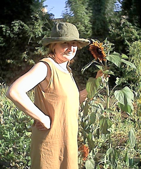 Red Sunflower with Judith (12 July)
